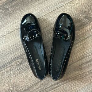 Paruolo studded patent leather black shoes SZ 9.5 ?